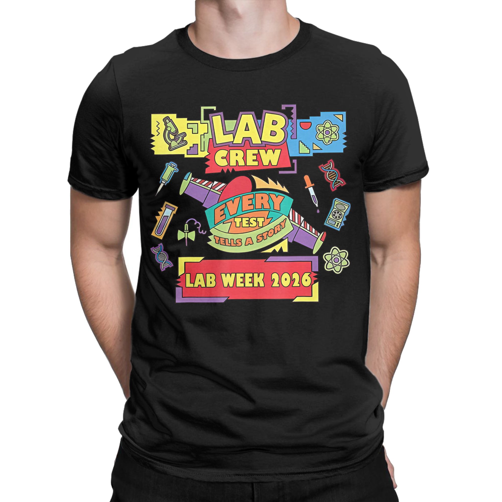 Oversized T-Shirt Lab Crew Lab - đánh giá và giá Medical Lab Week 2026